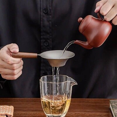 Titanium Tea Strainer Fine Mesh Lightweight Tea Filter