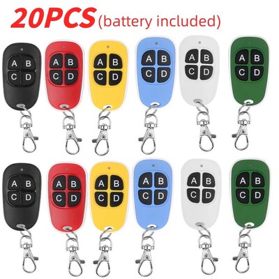 20pcs Remote Control 433mhz Car Key Garage Door Gate Opener
