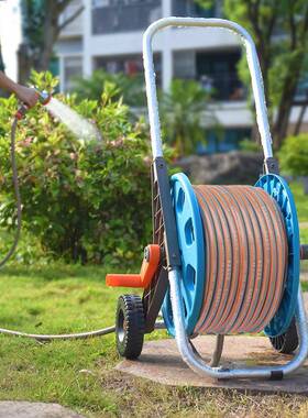 用高压11803水枪洗车工院具庭冲洗家水软管花园浇菜花带轮水管架