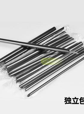一次饮性奶茶吸管c21m加厚PP料AKM吸管果汁料粗细直塑黑色吸管