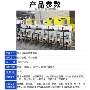 全自动加药装置酸碱矾絮凝剂PCPM消毒剂气浮加药系统设备投药机