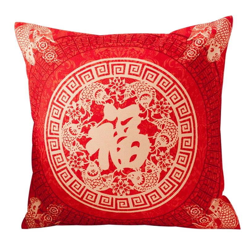 中式抱枕红木沙发红色新年春节棉麻家用高档靠垫枕头靠背靠枕加厚,居家布艺,靠垫/抱枕,淘宝优惠券,粉丝福利购,淘宝优惠卷