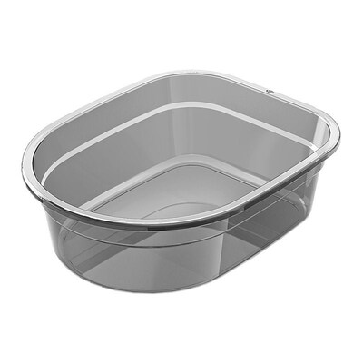 Household Thickened Transparent Laundry Basin with Washboard