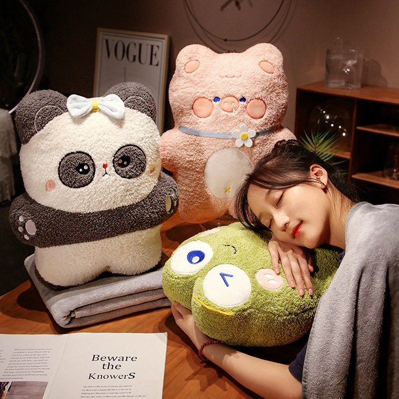 抱枕被子两用办公室午睡枕头车载毯子二合一汽车靠枕女生睡觉车用,居家布艺,抱枕被,淘宝优惠券,粉丝福利购,淘宝优惠卷