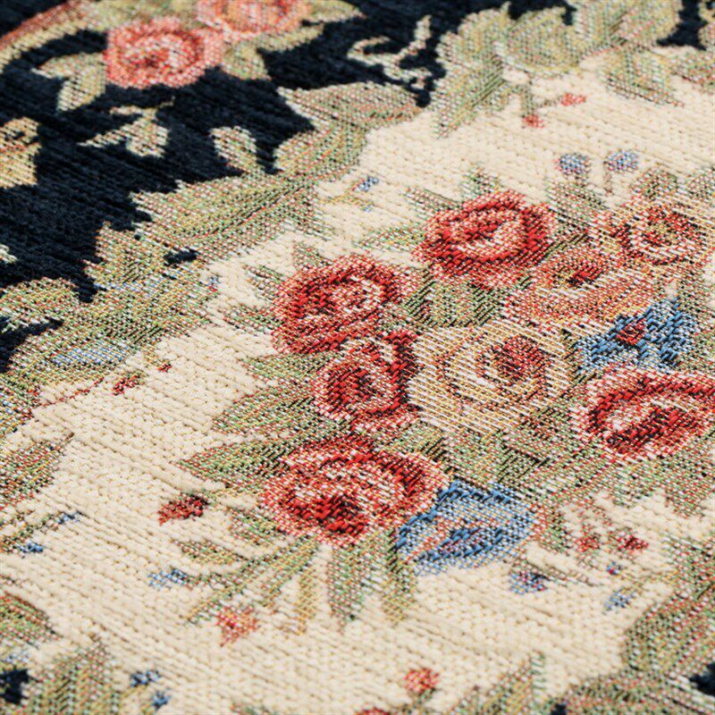 欧式正方形大地毯玄关地垫电脑椅子家居入户门垫书房脚垫卧室裁剪