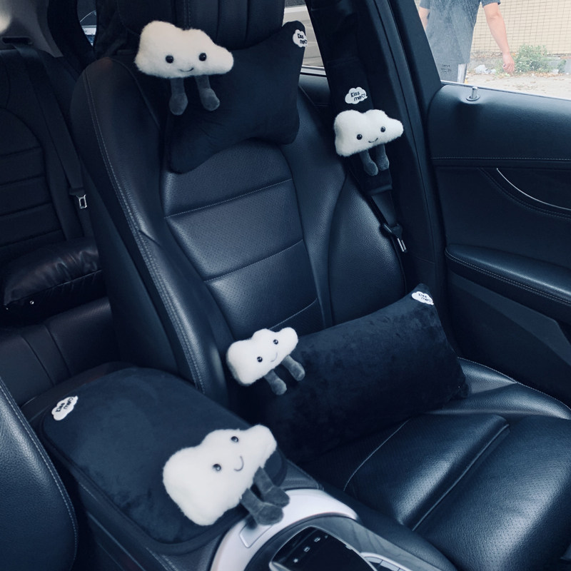汽车用品卡通汽车安全带护肩套可爱创意头枕腰靠抱枕套装套饰内饰,汽车用品/电子/清洗/改装,手刹套/档把套/套饰套装,淘宝优惠券,粉丝福利购,淘宝优惠卷