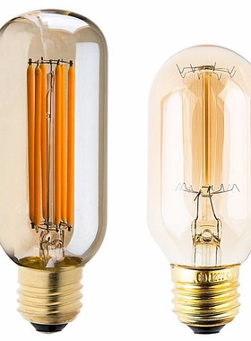 爱迪生灯泡e27大螺口调光T45管泡复古暖光暖黄led灯丝灯创意光源