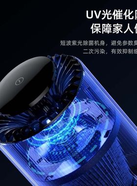 空气净化器小型家用二合一办公室卧室内桌面除甲醛除异味台灯杀菌