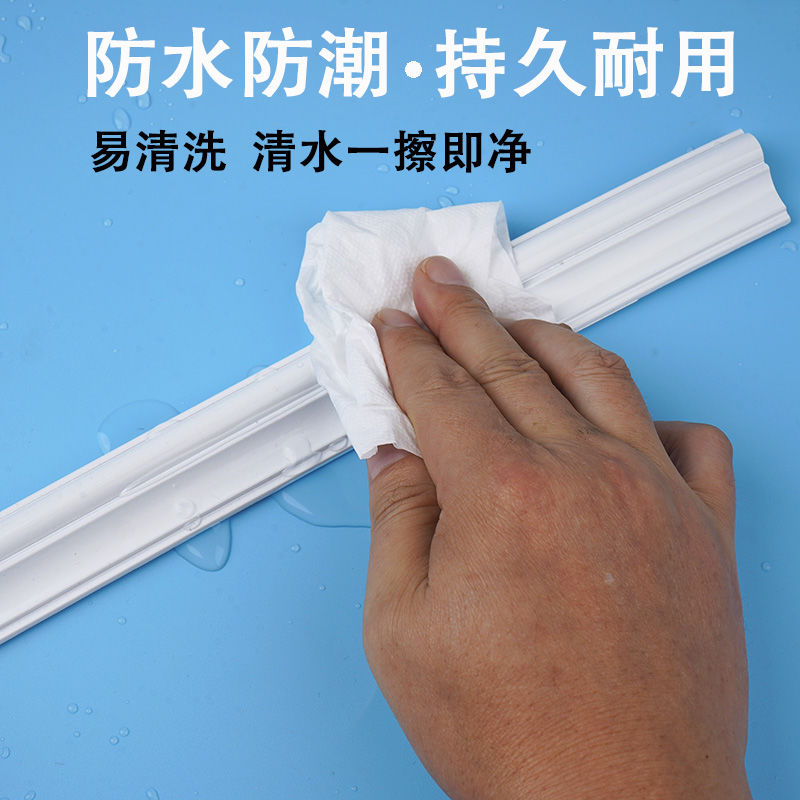 pvc电视背景墙边框装饰软线条镜子边框收边条pu石膏欧式吊顶线条*