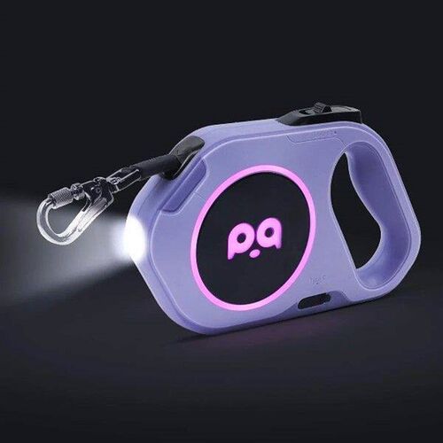 ABJT-Retractable Dog Leash With Rechargeable LED Light - 16