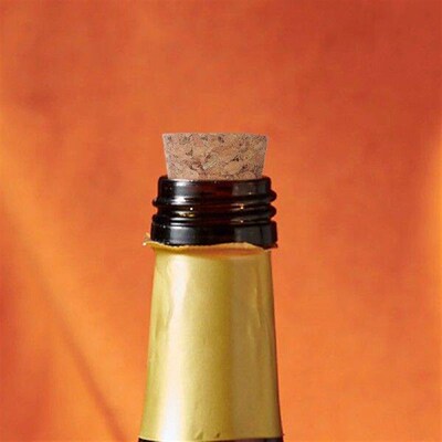 30 Pcs Glass Bottle Cork Sealing Stopper 15x15x12mm Vial