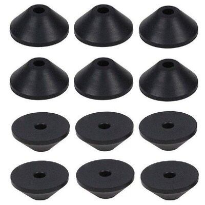 12Pcs Conical Toilet Rubber Washer Beveled Gasket Sealing