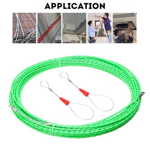 4.5mm 5/12/15/20/25/30m Durable Black Fiberglass Electric Gu
