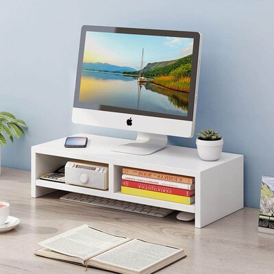 Computer monitor Shelf Desktop Office table storage finishin