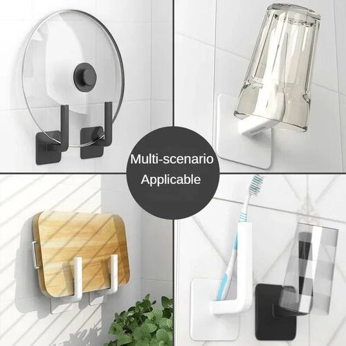 1PC Toilet Paper Holder Punch Free Under Cabinet Paper Roll