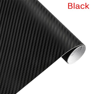 1pc 3D Carbon Fiber Matte Vinyl Film Car Sheet Wrap Roll St