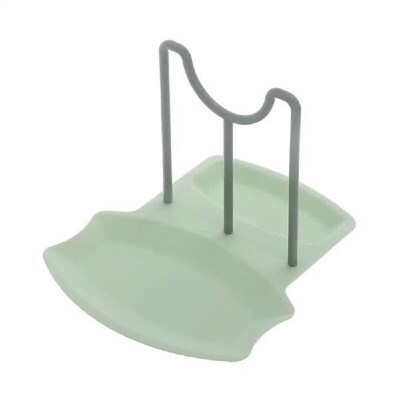 Kitchen Pot Cover Rack Pot Lid Holder Spatula Stand Drain