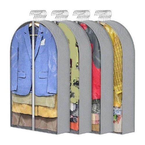 4Pcs 40In Garment Bag For Hanging Clothes With 6.5In