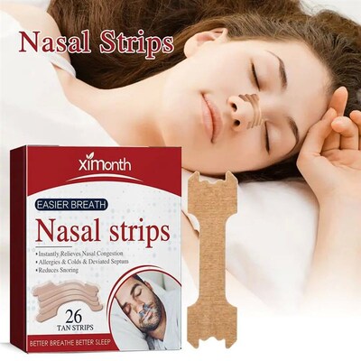 26Pcs Breathe Nasal Strips Right Way Stop Snoring Anti Snori