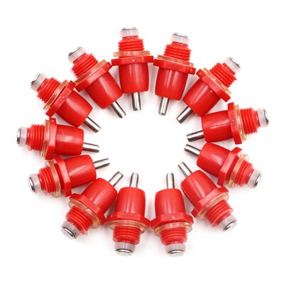 10/20/30 Pcs Chicken Quail Water Drinker Nipple Spring Type