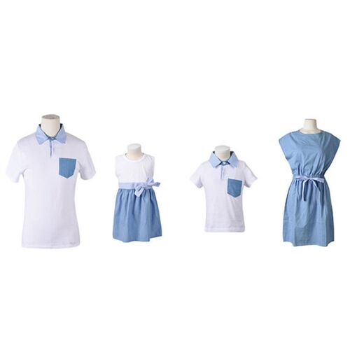 Family of Three Parent-Child Suit Summer Family Suit New Fou