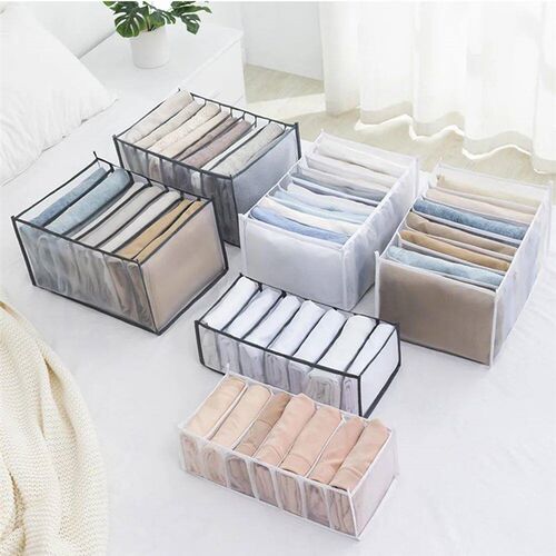 Jeans Organization Storage Box Closet Organizer Clothing Org