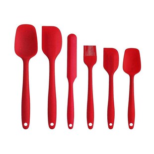 Spatula Silicone Scrapers Spoon Cake Cooking Baking Tool Set