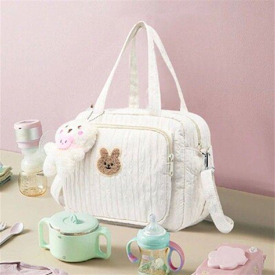 Baby Diaper Bags with Pendant Mommy Stroller Nappy Bag