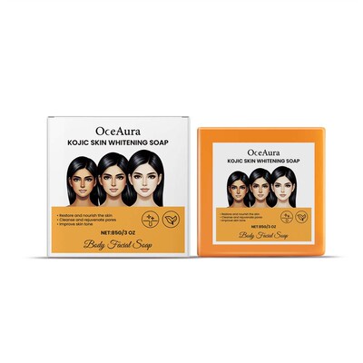 OceAura Pore Cleansing Soap: Gently cleanses, exfoliates, an