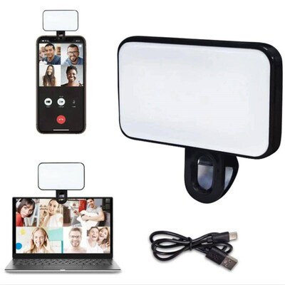 Portable Mini Selfie Fill Light Rechargeable 3 Modes Adjusta
