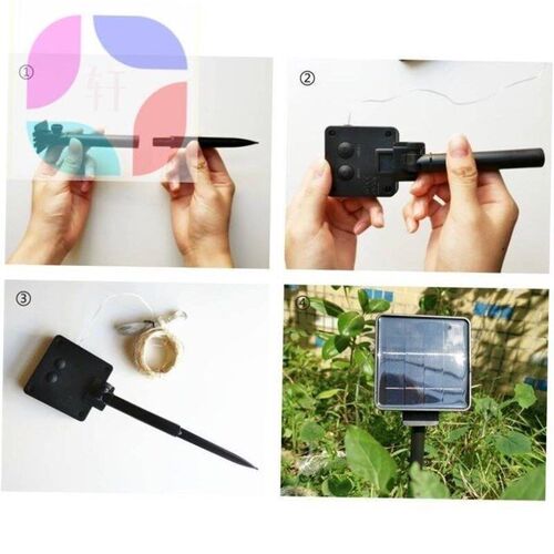 Solar light outdoor courtyard LED lights string lights decor