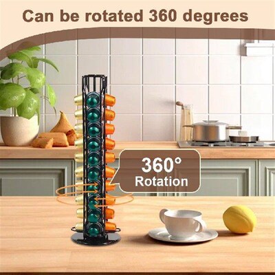 40Pcs Capsule Coffee Stand Rotatable Coffee Holder