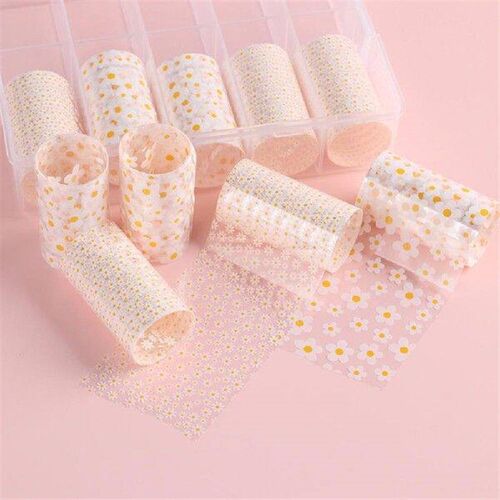 1 Box Good Nail Sticker Self Adhesive PET Manicures Floral