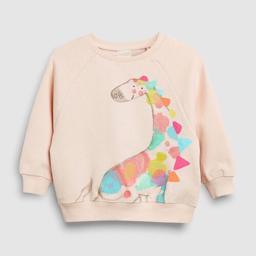 Little maven  Baby Girls Clothes Giraffe Sweatshirt Lovely C
