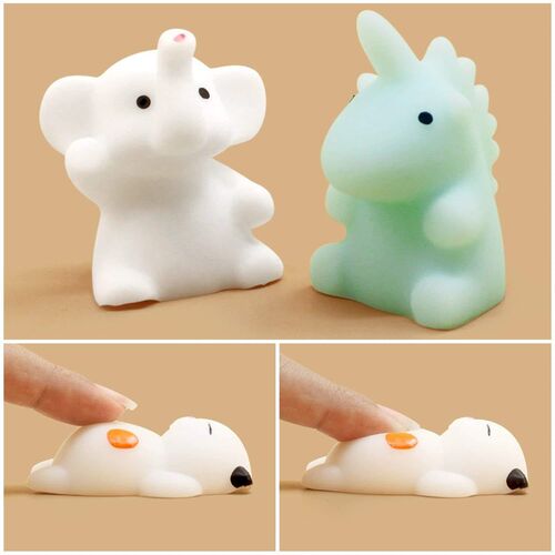 50-5PCS Mochi Squishies Kawaii Anima Squishy Toys For Kids A