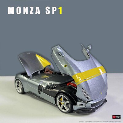 Bburago New 1:24 Scale Ferrari Monza SP1 Alloy Luxury Vehicl