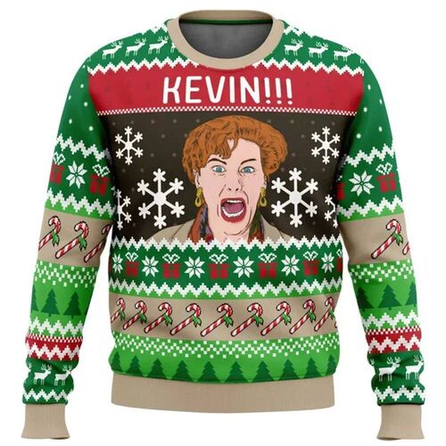 Home Alone Ugly Christmas Sweater Men Women Pullover Hot Sal