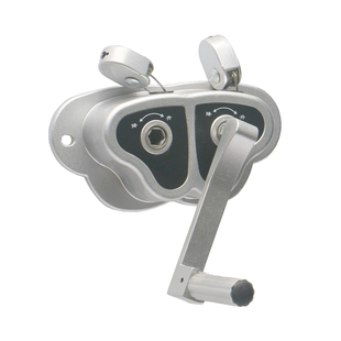 升降晾衣架配件杆式 手摇器升降器2孔3孔免打孔孔距.5cm通用