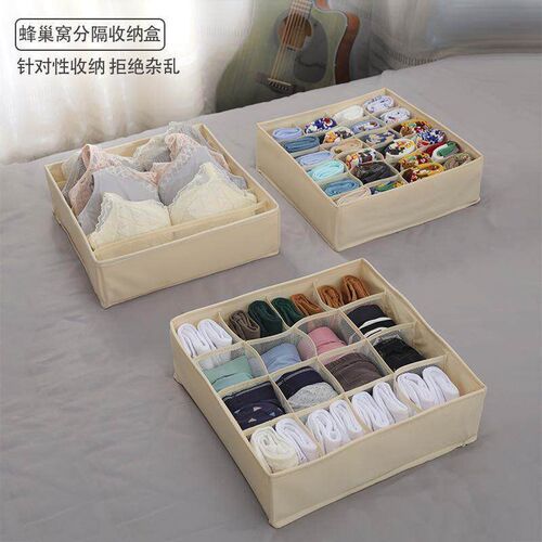 foldable underwear socks drawer Bra organizer storage box