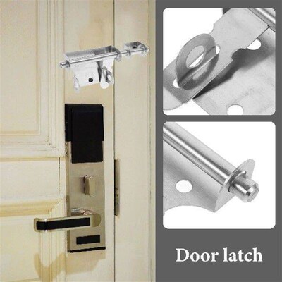 Door Latch Bolt Bolts Locks for Doors Stainless Steel Heavy