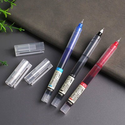 10-Pack of High-Capacity Direct Liquid Rollerball Pens, Suit