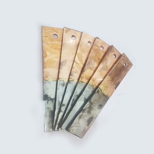 铜铁转换条接头铜排铁排过渡板*机房接地铜排连接器5*转接头