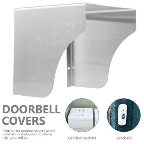 Outdoor Doorbell Protector 125mm Rain Cover For Attendance