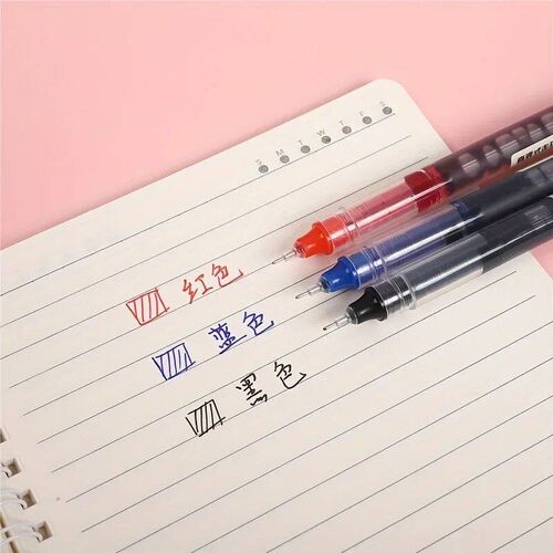 10Pcs/set High Quality Needle Type Gel Pens Straight Liquid