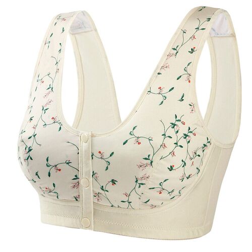 Fashion Front Button Underwear Women Comfortable Cotton Bras
