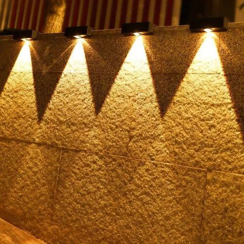Solar Wall Lights Outdoor Square Solar Wireless Wall Mount L