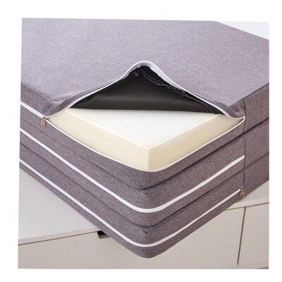 9cm folding sponge mattress topper soft cushiSon single bed