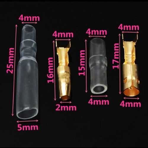 200pcs Insulated  Male/Female Wire Connectors Electric Cable