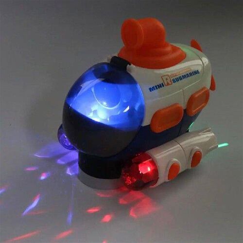Electric Submarine Toy Car with Rotating Astronauts Music