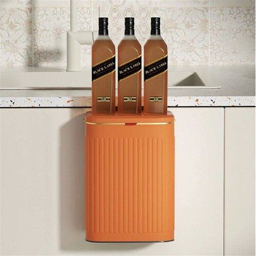 Stainless Steel Durable Kitchen Trash Can With Lid